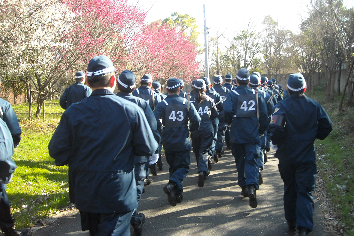 近畿管区警察学校の授業の様子